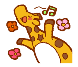 Giraffe`s life sticker #162090