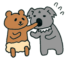 Grizzly-kun sticker #162136