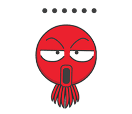 Okto-kun - The Shy Octopus Boy sticker #163060