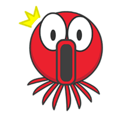 Okto-kun - The Shy Octopus Boy sticker #163061