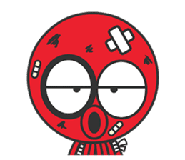 Okto-kun - The Shy Octopus Boy sticker #163074