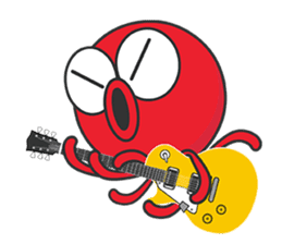 Okto-kun - The Shy Octopus Boy sticker #163081
