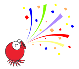 Okto-kun - The Shy Octopus Boy sticker #163082