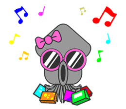 Okto-kun - The Shy Octopus Boy sticker #163086