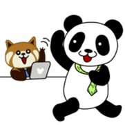 Wake-up Panda sticker #163792