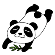 Wake-up Panda sticker #163794