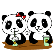 Wake-up Panda sticker #163803