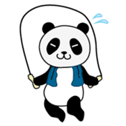 Wake-up Panda sticker #163806