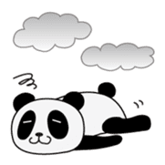 Wake-up Panda sticker #163811