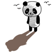 Wake-up Panda sticker #163814