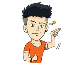 Tae! The Cool Boy (English version) sticker #164219