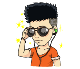 Tae! The Cool Boy (English version) sticker #164220