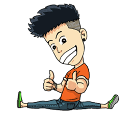 Tae! The Cool Boy (English version) sticker #164226