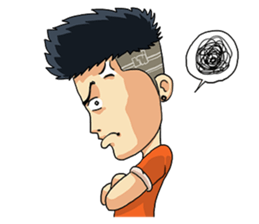 Tae! The Cool Boy (English version) sticker #164240