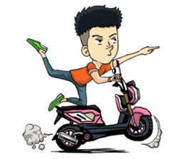 Tae! The Cool Boy (English version) sticker #164255