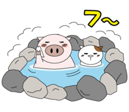 "Surreal World" with Piggy and Kitty! sticker #164618