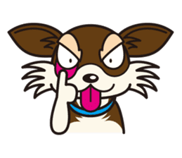 Dog Stamp vol.2 Chihuahua (LongCoat) sticker #164661