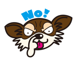 Dog Stamp vol.2 Chihuahua (LongCoat) sticker #164664