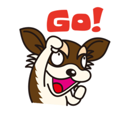 Dog Stamp vol.2 Chihuahua (LongCoat) sticker #164675