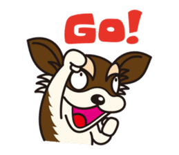 Dog Stamp vol.2 Chihuahua (LongCoat) sticker #164675