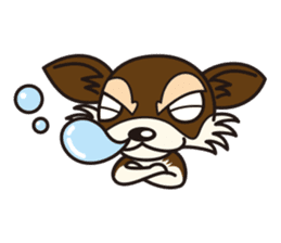 Dog Stamp vol.2 Chihuahua (LongCoat) sticker #164679