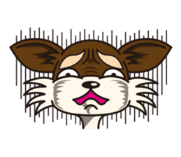 Dog Stamp vol.2 Chihuahua (LongCoat) sticker #164681