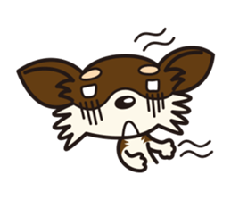 Dog Stamp vol.2 Chihuahua (LongCoat) sticker #164693