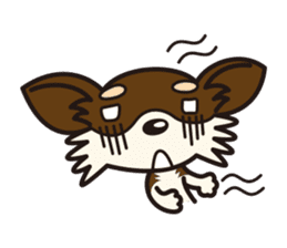 Dog Stamp vol.2 Chihuahua (LongCoat) sticker #164693