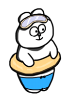 INU & USAGI's SUMMER VACATION sticker #164819