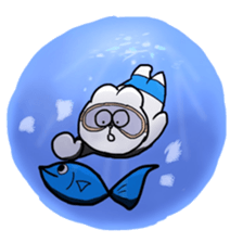 INU & USAGI's SUMMER VACATION sticker #164823