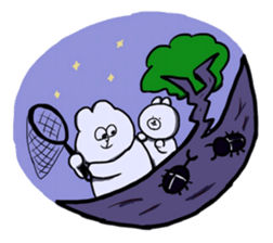 INU & USAGI's SUMMER VACATION sticker #164833