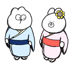 INU & USAGI's SUMMER VACATION sticker #164848