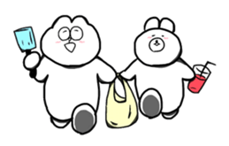 INU & USAGI's SUMMER VACATION sticker #164858