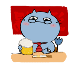 Cat couple sticker #164906