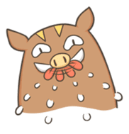 Leisurely boar sticker #164998