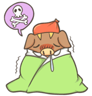 Leisurely boar sticker #165005