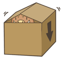 Leisurely boar sticker #165006