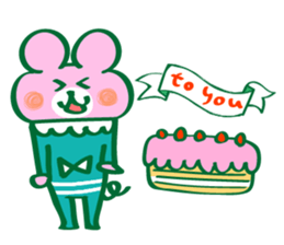 Birthday stamps 1 sticker #165353