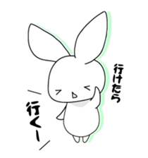 Panda and rabbit sticker #165545