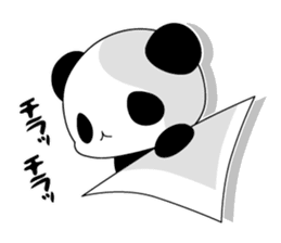 Panda and rabbit sticker #165548