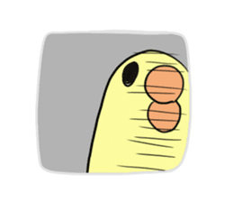 Chick of pouty mouth sticker #165610