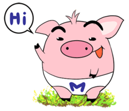 Maggy, The Naughty Pig sticker #165939