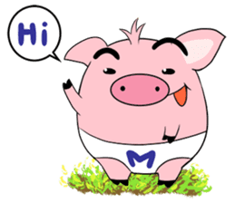 Maggy, The Naughty Pig sticker #165939