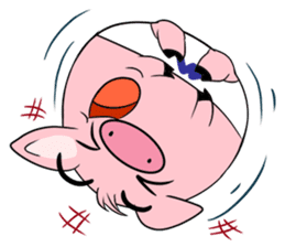 Maggy, The Naughty Pig sticker #165942