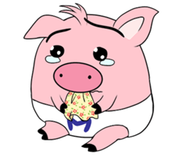 Maggy, The Naughty Pig sticker #165943