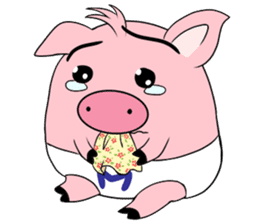 Maggy, The Naughty Pig sticker #165943