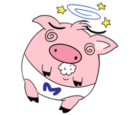 Maggy, The Naughty Pig sticker #165945