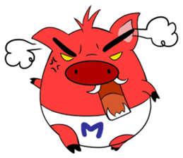 Maggy, The Naughty Pig sticker #165946