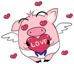 Maggy, The Naughty Pig sticker #165950