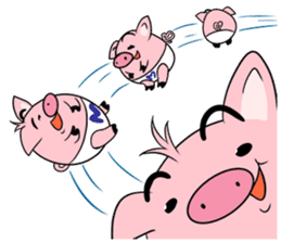 Maggy, The Naughty Pig sticker #165952